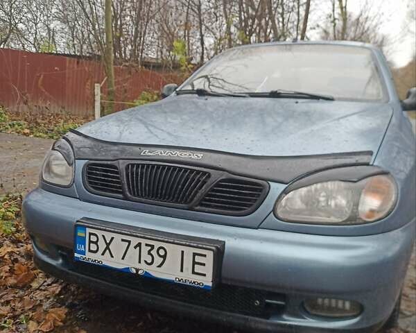 Синий Дэу Ланос, объемом двигателя 1.5 л и пробегом 166 тыс. км за 2700 $, фото 1 на Automoto.ua