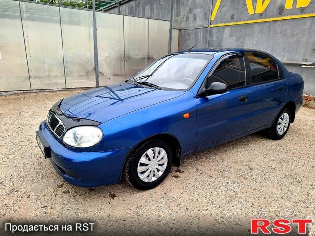Синий Дэу Ланос, объемом двигателя 1.5 л и пробегом 86 тыс. км за 2600 $, фото 1 на Automoto.ua