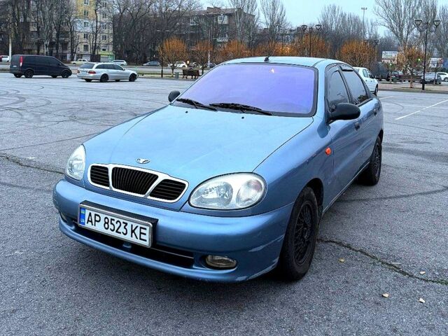 Синий Дэу Ланос, объемом двигателя 1.5 л и пробегом 134 тыс. км за 3500 $, фото 1 на Automoto.ua