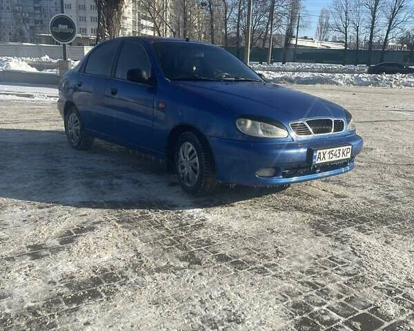 Синий Дэу Ланос, объемом двигателя 1.5 л и пробегом 168 тыс. км за 2700 $, фото 1 на Automoto.ua