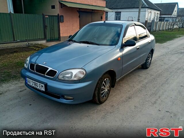 Синий Дэу Ланос, объемом двигателя 1.4 л и пробегом 181 тыс. км за 2400 $, фото 1 на Automoto.ua