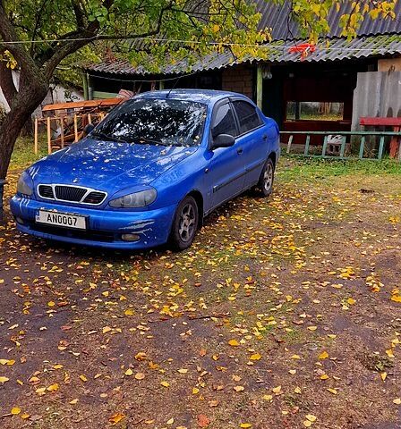 Синий Дэу Ланос, объемом двигателя 1.5 л и пробегом 308 тыс. км за 2600 $, фото 1 на Automoto.ua