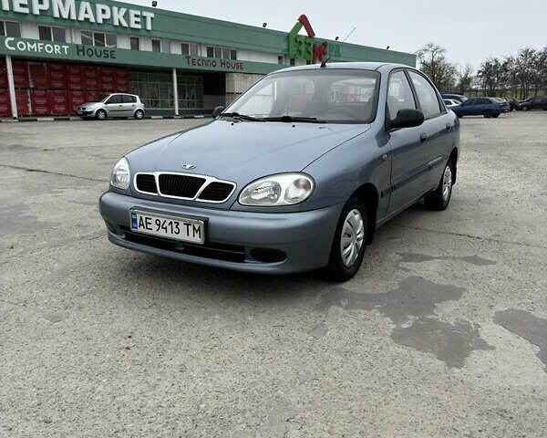 Синий Дэу Ланос, объемом двигателя 1.5 л и пробегом 122 тыс. км за 3099 $, фото 1 на Automoto.ua