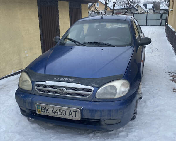 Синий Дэу Ланос, объемом двигателя 1.5 л и пробегом 253 тыс. км за 3000 $, фото 1 на Automoto.ua