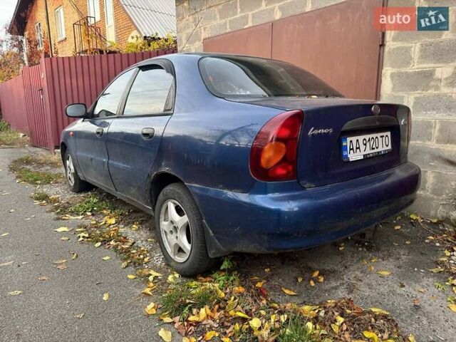Синій Деу Ланос, об'ємом двигуна 1.5 л та пробігом 370 тис. км за 1200 $, фото 1 на Automoto.ua