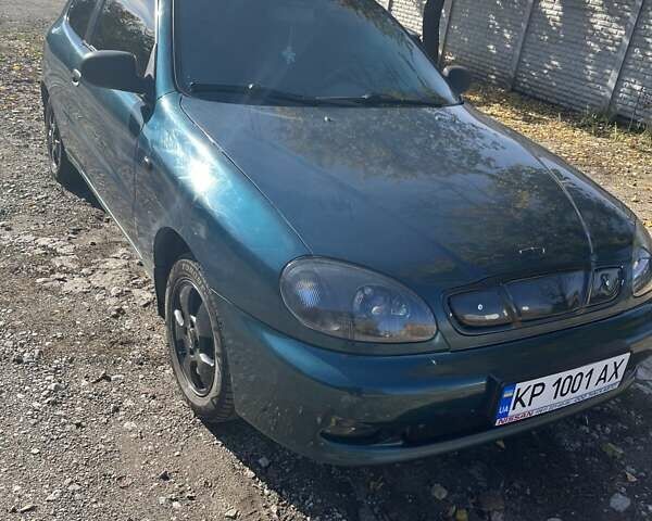 Зеленый Дэу Ланос, объемом двигателя 1.5 л и пробегом 233 тыс. км за 2850 $, фото 1 на Automoto.ua