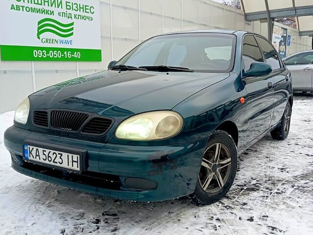 Зелений Деу Ланос, об'ємом двигуна 1.5 л та пробігом 198 тис. км за 2100 $, фото 1 на Automoto.ua