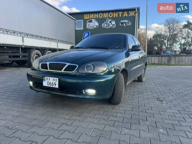 Дэу Ланос 1999 в Хмельницком на Automoto.ua Зеленый Дэу Ланос, объемом двигателя 1.49 л и пробегом 250 тыс. км за 1899 $, фото 1 на Automoto.ua