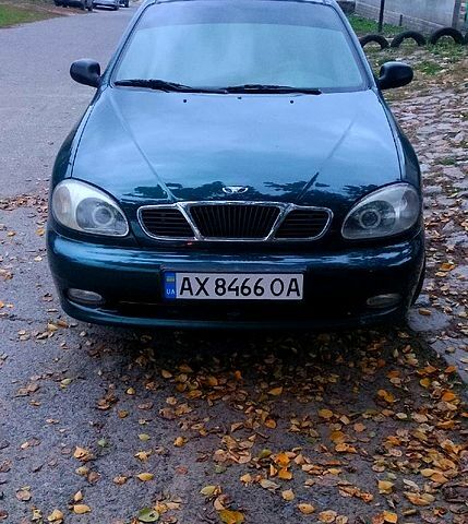 Зелений Деу Ланос, об'ємом двигуна 1.5 л та пробігом 234 тис. км за 2500 $, фото 1 на Automoto.ua