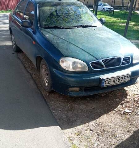 Зеленый Дэу Ланос, объемом двигателя 1.5 л и пробегом 342 тыс. км за 950 $, фото 1 на Automoto.ua
