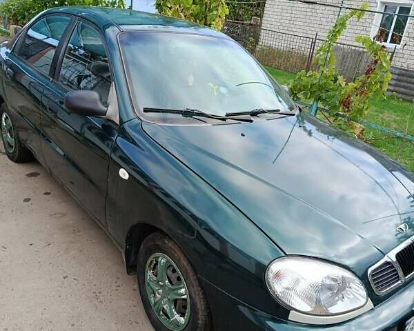 Зелений Деу Ланос, об'ємом двигуна 1.5 л та пробігом 390 тис. км за 2000 $, фото 1 на Automoto.ua