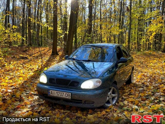 Зеленый Дэу Ланос, объемом двигателя 1.5 л и пробегом 100 тыс. км за 3000 $, фото 1 на Automoto.ua