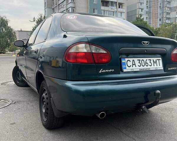 Зеленый Дэу Ланос, объемом двигателя 1.5 л и пробегом 320 тыс. км за 1800 $, фото 1 на Automoto.ua