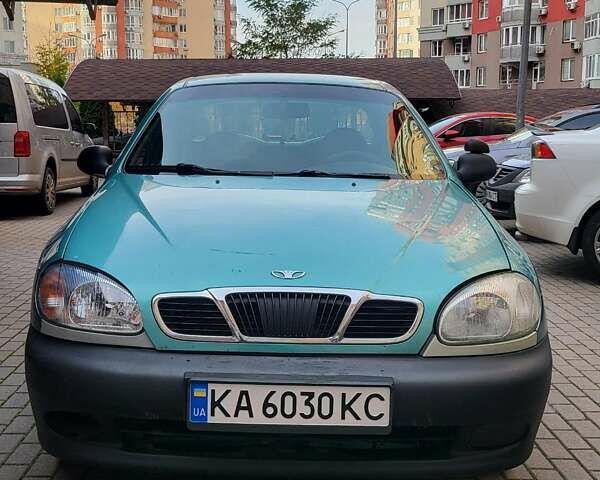 Зеленый Дэу Ланос, объемом двигателя 1.5 л и пробегом 268 тыс. км за 1200 $, фото 1 на Automoto.ua
