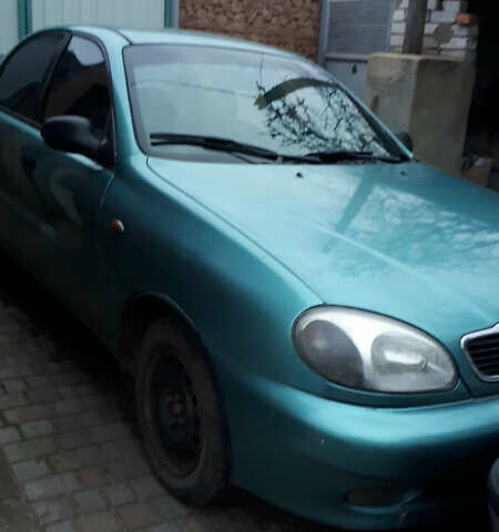 Зеленый Дэу Ланос, объемом двигателя 1.5 л и пробегом 205 тыс. км за 2500 $, фото 1 на Automoto.ua