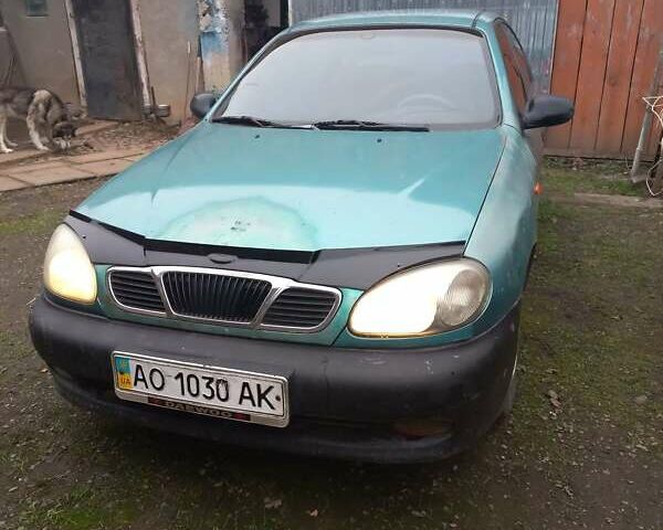 Деу Ланос 1998 у Ужгороді на Automoto.ua Зелений Деу Ланос, об'ємом двигуна 1.5 л та пробігом 350 тис. км за 1200 $, фото 1 на Automoto.ua