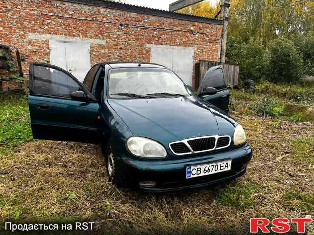 Зелений Деу Ланос, об'ємом двигуна 1.5 л та пробігом 200 тис. км за 1400 $, фото 1 на Automoto.ua