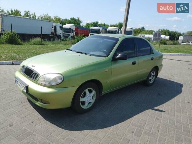 Зеленый Дэу Ланос, объемом двигателя 1.6 л и пробегом 230 тыс. км за 1399 $, фото 1 на Automoto.ua