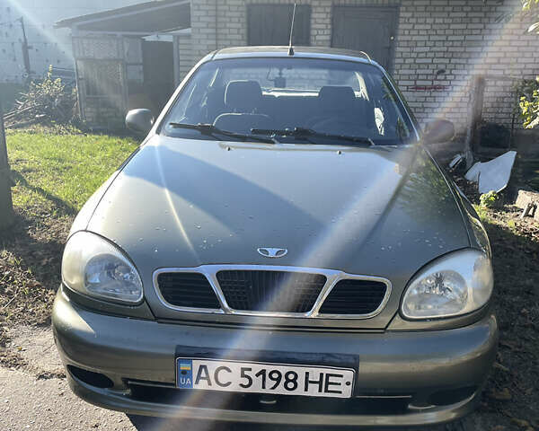 Зеленый Дэу Ланос, объемом двигателя 1.5 л и пробегом 259 тыс. км за 2500 $, фото 1 на Automoto.ua