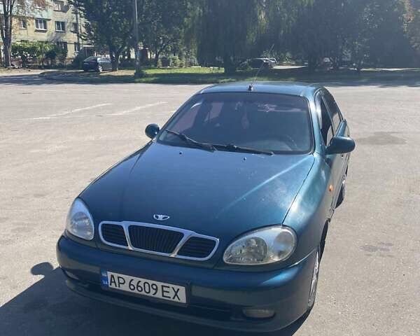 Зеленый Дэу Ланос, объемом двигателя 1.3 л и пробегом 330 тыс. км за 1600 $, фото 1 на Automoto.ua