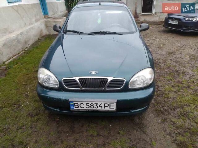 Зеленый Дэу Ланос, объемом двигателя 1.5 л и пробегом 128 тыс. км за 2300 $, фото 1 на Automoto.ua