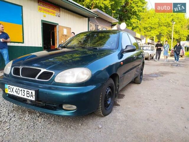 Зелений Деу Ланос, об'ємом двигуна 1.3 л та пробігом 245 тис. км за 1250 $, фото 1 на Automoto.ua