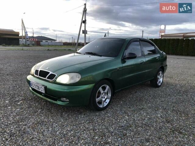Дэу Ланос 2003 в Виноградове на Automoto.ua Зеленый Дэу Ланос, объемом двигателя 1.6 л и пробегом 255 тыс. км за 3350 $, фото 1 на Automoto.ua