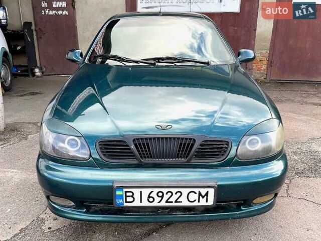 Зеленый Дэу Ланос, объемом двигателя 1.5 л и пробегом 200 тыс. км за 2499 $, фото 1 на Automoto.ua