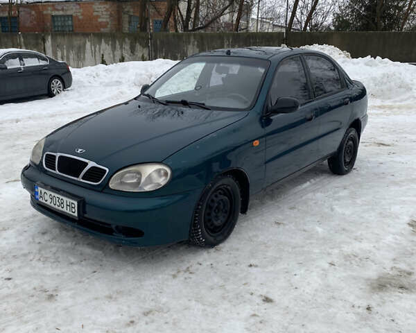 Зеленый Дэу Ланос, объемом двигателя 1.5 л и пробегом 212 тыс. км за 1550 $, фото 1 на Automoto.ua