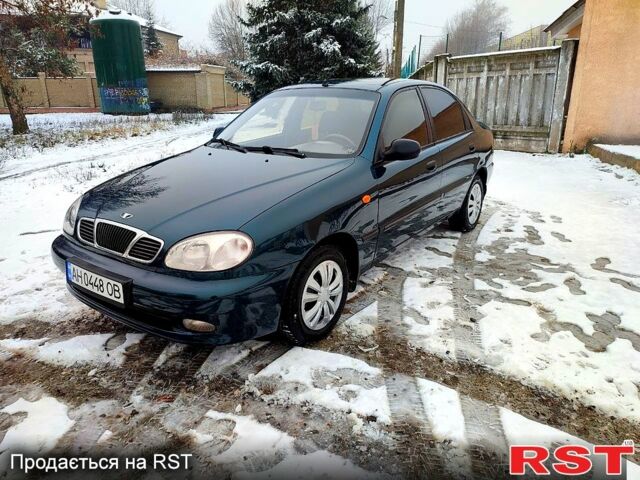 Зелений Деу Ланос, об'ємом двигуна 1.5 л та пробігом 200 тис. км за 2950 $, фото 1 на Automoto.ua