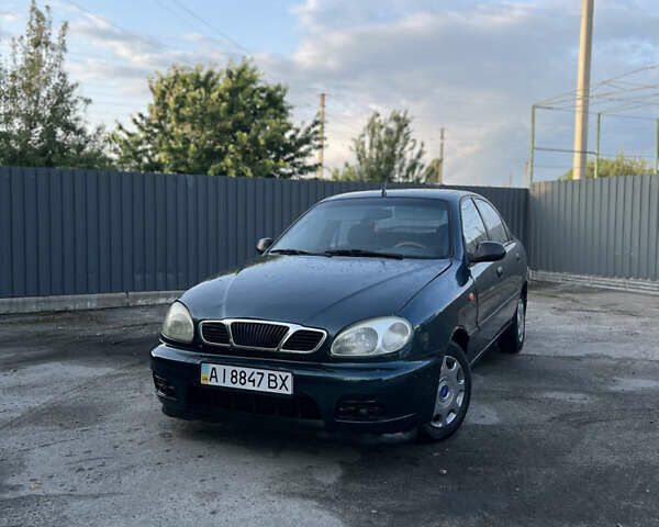 Зеленый Дэу Ланос, объемом двигателя 1.5 л и пробегом 205 тыс. км за 2399 $, фото 1 на Automoto.ua