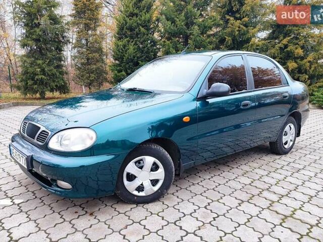 Зеленый Дэу Ланос, объемом двигателя 1.5 л и пробегом 185 тыс. км за 2750 $, фото 1 на Automoto.ua