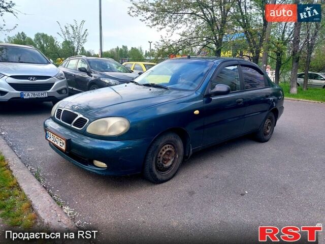 Зелений Деу Ланос, об'ємом двигуна 1.5 л та пробігом 257 тис. км за 2400 $, фото 1 на Automoto.ua