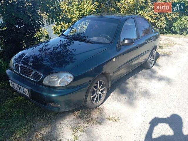 Зелений Деу Ланос, об'ємом двигуна 1.5 л та пробігом 220 тис. км за 2100 $, фото 1 на Automoto.ua