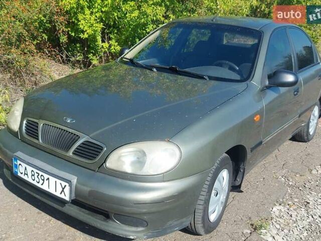 Зеленый Дэу Ланос, объемом двигателя 1.5 л и пробегом 190 тыс. км за 2500 $, фото 1 на Automoto.ua