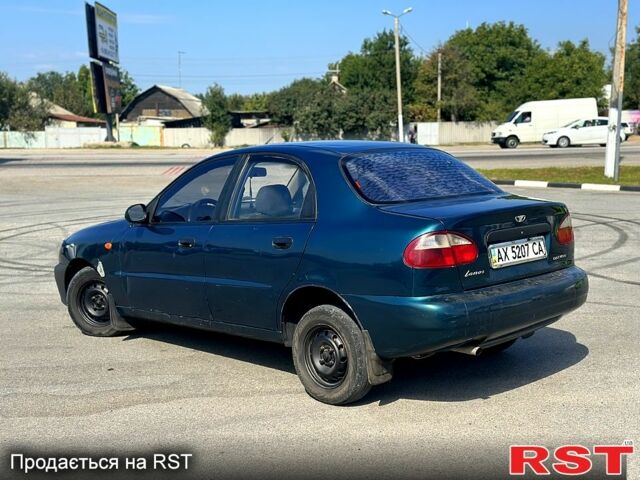Зелений Деу Ланос, об'ємом двигуна 1.5 л та пробігом 200 тис. км за 1200 $, фото 1 на Automoto.ua