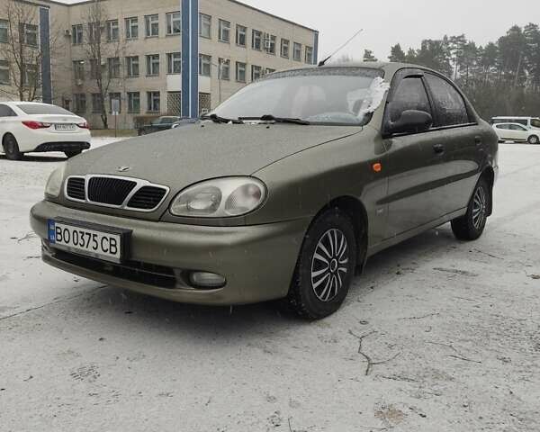 Зеленый Дэу Ланос, объемом двигателя 1.5 л и пробегом 210 тыс. км за 2350 $, фото 1 на Automoto.ua