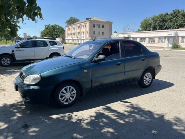 Зеленый Дэу Ланос, объемом двигателя 1.5 л и пробегом 636 тыс. км за 1650 $, фото 1 на Automoto.ua