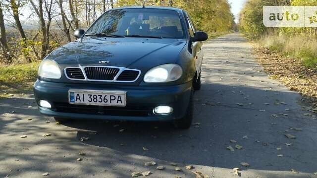 Зеленый Дэу Ланос, объемом двигателя 1.5 л и пробегом 227 тыс. км за 2500 $, фото 1 на Automoto.ua