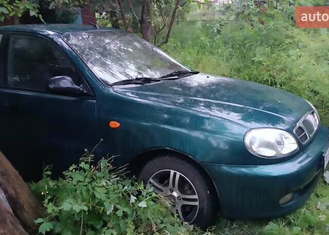 Зеленый Дэу Ланос, объемом двигателя 1.5 л и пробегом 130 тыс. км за 2300 $, фото 1 на Automoto.ua