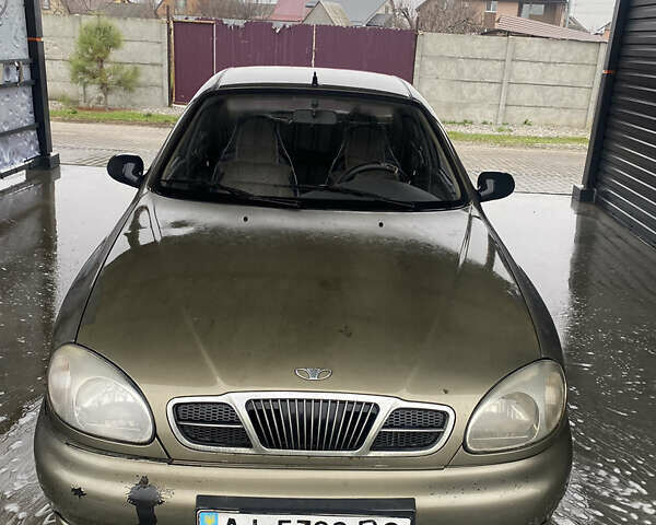 Зеленый Дэу Ланос, объемом двигателя 1.6 л и пробегом 202 тыс. км за 1500 $, фото 1 на Automoto.ua