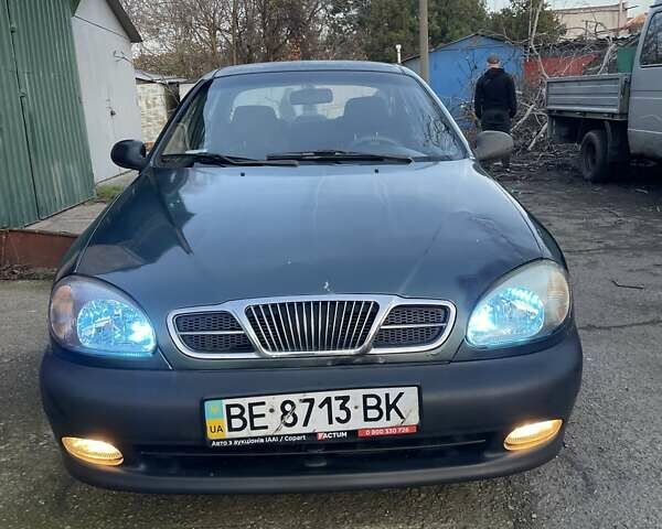 Зелений Деу Ланос, об'ємом двигуна 1.5 л та пробігом 146 тис. км за 1550 $, фото 1 на Automoto.ua