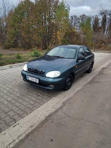 Зеленый Дэу Ланос, объемом двигателя 1.6 л и пробегом 180 тыс. км за 2600 $, фото 1 на Automoto.ua