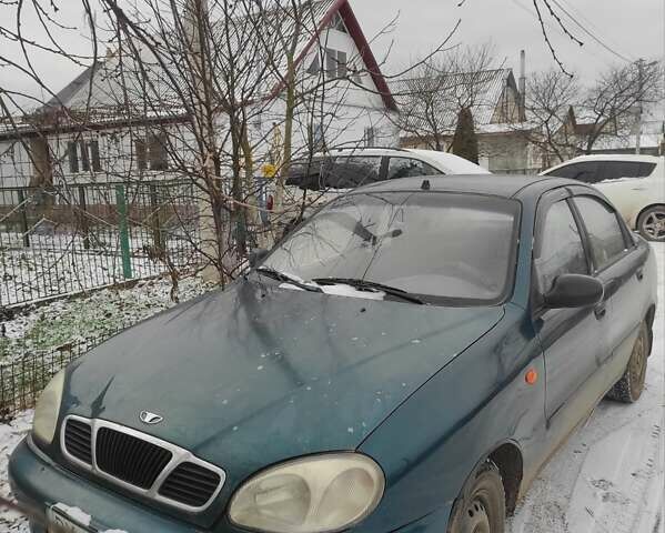 Зеленый Дэу Ланос, объемом двигателя 1.5 л и пробегом 382 тыс. км за 1500 $, фото 1 на Automoto.ua