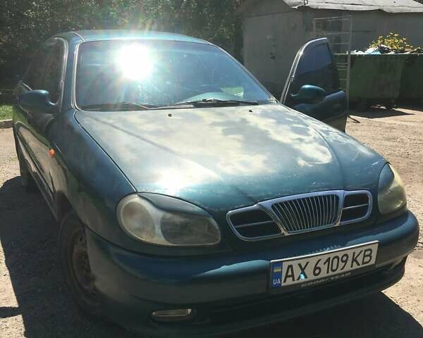 Зеленый Дэу Ланос, объемом двигателя 1.5 л и пробегом 215 тыс. км за 1300 $, фото 1 на Automoto.ua