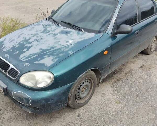 Зеленый Дэу Ланос, объемом двигателя 1.5 л и пробегом 400 тыс. км за 1700 $, фото 1 на Automoto.ua