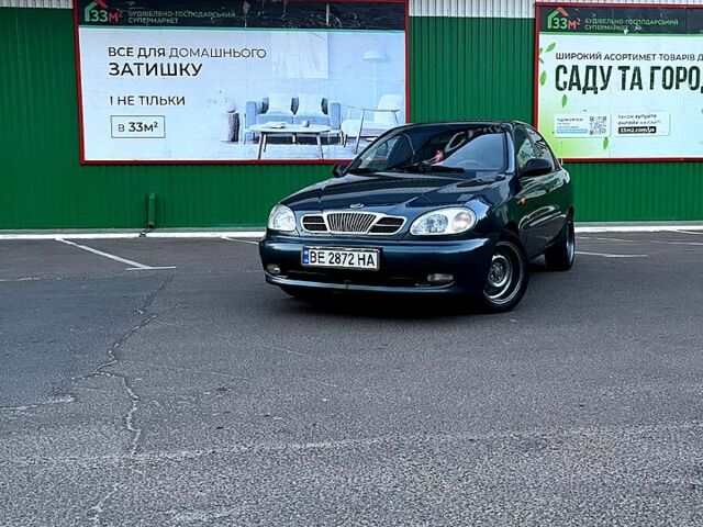 Зеленый Дэу Ланос, объемом двигателя 1.5 л и пробегом 186 тыс. км за 2900 $, фото 1 на Automoto.ua