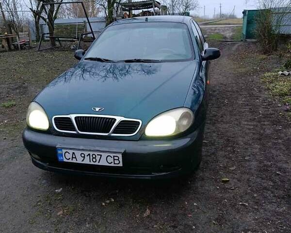 Зелений Деу Ланос, об'ємом двигуна 1.3 л та пробігом 137 тис. км за 1500 $, фото 1 на Automoto.ua