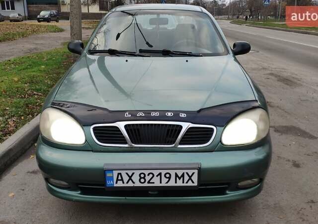 Зеленый Дэу Ланос, объемом двигателя 1.6 л и пробегом 228 тыс. км за 2100 $, фото 1 на Automoto.ua