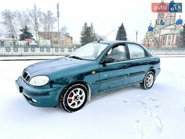 Зеленый Дэу Ланос, объемом двигателя 1.5 л и пробегом 106 тыс. км за 3400 $, фото 1 на Automoto.ua